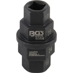   BGS technic Dugókulcs motorbiciklihez 17-24mm, 3/8" (BGS 5058)
