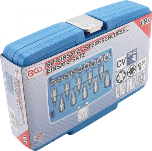 BGS technic 19 részes 1/2" Torx bitfej és dugókulcs készlet (BGS 5100)