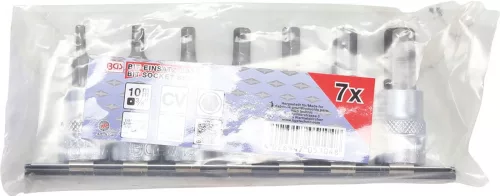 BGS technic 7 részes Imbusz bitfej készlet, 3/8", col méretek: 1/8" - 3/8" (BGS 5104)