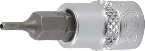 BGS technic 1/4" Imbusz bitfej készlet | furattos kivitel | 2 - 7 mm | 8 darabos (BGS 5156)