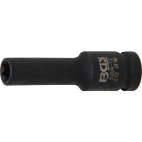   BGS technic 1/2" Torx hosszított dugókulcs légkulcshoz, E12 (BGS 5204-12)