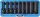 BGS technic 9 részes Torx hosszított dugókulcs készlet, légkulcshoz, 1/2", E10 - E24 (BGS 5204)