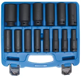   BGS technic 14 részes levegős dugókulcs készlet 1/2", 10-32mm (BGS 5207)