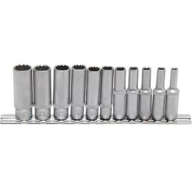   BGS technic Dugókulcs készlet 1/4" 11 részes hosszított 12 pontos (BGS 5251)