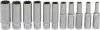 BGS technic Dugókulcs készlet 1/4" 11 részes hosszított 12 pontos (BGS 5251)
