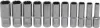 BGS technic Dugókulcs készlet 3/8" 11 részes hosszított 12 pontos (BGS 5252)