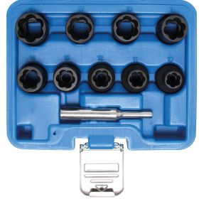   BGS technic 10 részes speciális csavarkiszedő készlet , 10-19mm, 1/2" (BGS 5266)