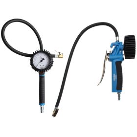   BGS technic Kalibrált levegőfújó pisztoly keréknyomás mérőórával (BGS 55410)