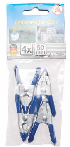 Kraftmann 4 részes mini fém csipesz készlet, 50 mm (BGS 59804)