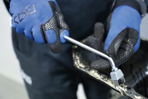 BGS technic Tömítés eltávolító | hengerfejekhez, karburátorokhoz | hajlított, extra hosszú | 155 mm (BGS 6665)