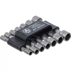   Kraftmann Fúróba fogható dugókulcs készlet | 6,3 mm (1/4 ") meghajtó | Metrikus + coll | 14 db (BGS 67314)