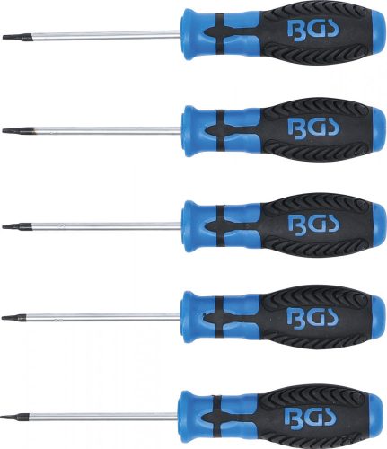 BGS technic Csavarhúzó készlet | T-profil (Torx) | T6 - T10 | 7 darabos (BGS 6828)