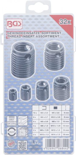 BGS technic Menetes persely készlet | önmetsző | 32 darabos (BGS 6844)