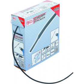   BGS technic Zsugortömlő, dobozban | fekete | Ø 2,5 mm | 10 m (BGS 6846)