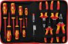 BGS technic VDE-fogó-/ csavarhúzó-készlet | 12 darabos (BGS 7140)