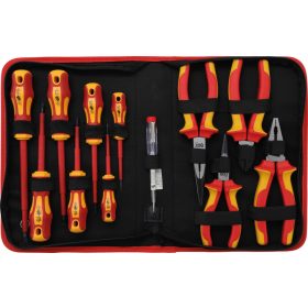   BGS technic VDE-fogó-/ csavarhúzó-készlet | 12 darabos (BGS 7140)