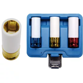   BGS technic 3 részes levegős dugókulcs készlet műanyag borítással 1/2", 17-19-21mm (BGS 7200)