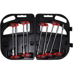   Kraftmann 9 db-os T-nyelű dugókulcs készlet, 6 - 14 mm (BGS 7881)