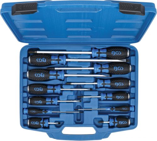 BGS technic Csavarhúzó készlet | 6,3 mm (1/4") belső négyszögű | 12 darabos (BGS 7896)