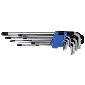   BGS technic 9 részes biztonsági Torx kulcs készlet, fúrt, T10-T50 (BGS 794)