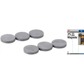   Kraftmann Kerámia mágnes készlet (ferrit mágnes) | Ø 25 mm | 8 darabos (BGS 79905)