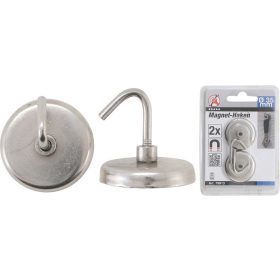   Kraftmann Kampó készlet | kerek, mágneses talp | Ø 34 mm | 2 darabos (BGS 79913)