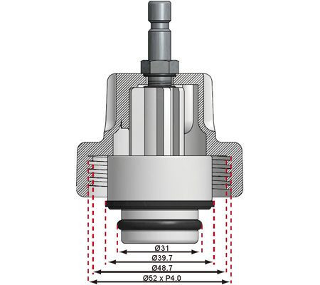 BGS technic #10 adapter: BMW (E46,E36,E34,E39,E38,E32,E90), a BGS 8027 / BGS 8098 radiátor nyomásellenőrző készlethez (BGS 8027-10)