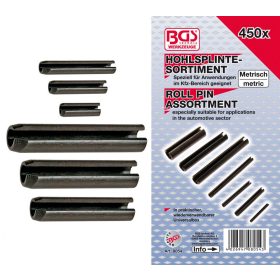  BGS technic Rugós illesztőszeg készlet, 450 részes (BGS 8054)