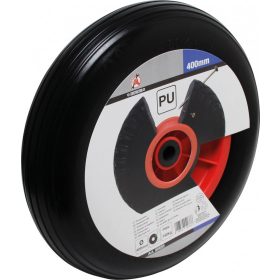   Kraftmann Tömör PU kerék talicskához, fekete, 400 mm (BGS 80655)