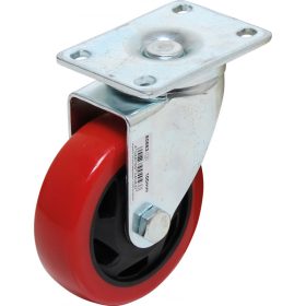 Kraftmann Görgő, piros-fekete, 100 mm (BGS 80663)