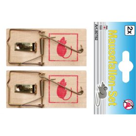 Kraftmann 2 részes egércsapda, 100 x 48 mm (BGS 80782)