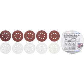   Kraftmann 25 részes csiszolópapír készlet excenteres csiszolóhoz (tépőzáras) (BGS 80817)