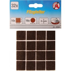 Kraftmann Tapadó korong, barna, 32 részes (BGS 80863)