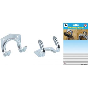   Kraftmann 4 részes akasztó készlet szerszámokhoz, kábelekhez (BGS 80913)