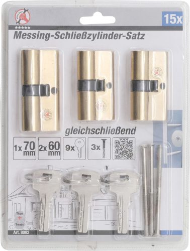 Kraftmann Biztonsági zár készlet (BGS 8092)