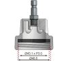 BGS technic #20 adapter, Saab Ecopowerhez, a BGS 8027 / BGS 8098 radiátor nyomás tesztelő készlethez (BGS 8098-20)