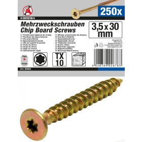   Kraftmann 250 db facsavar, 3.5 x 30 mm, Torx T10 fejjel (BGS 80992)