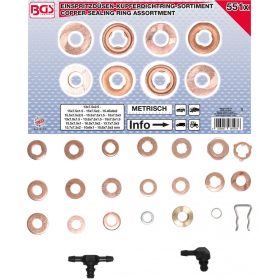   BGS technic 551 részes injektor réz gyűrű készlet (BGS 8107)