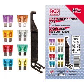   BGS technic Gépjármű biztosíték készlet96 részes (BGS 8126)