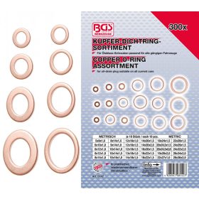 BGS technic Tömítőgyűrű készlet 300 részes (BGS 8142)