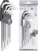 Kraftmann 9 részes Torx kulcs készlet, T10-T50 (BGS 816)