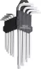 Kraftmann 9 részes Torx kulcs készlet, T10-T50 (BGS 816)