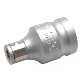   BGS technic 1/4" adapter biztosító golyóval 1/4" Bithez, 1/2" meghajtó (BGS 8201)