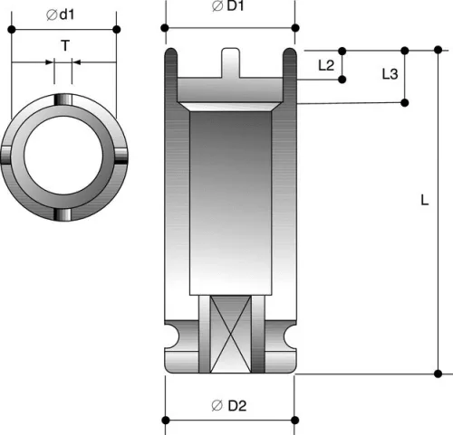 BGS Technic körmös dugófej | KM4 (BGS 8337-4)