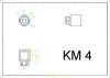 BGS Technic körmös dugófej | KM4 (BGS 8337-4)