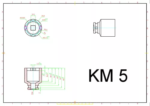 BGS Technic körmös dugófej | KM5 (BGS 8337-5)