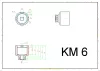 BGS Technic körmös dugófej | KM6 (BGS 8337-6)