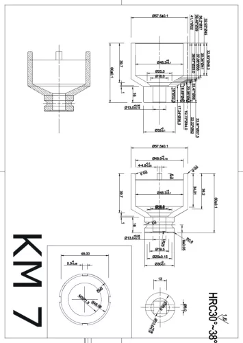 BGS Technic körmös dugófej | KM7 (BGS 8337-7)