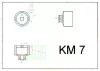 BGS Technic körmös dugófej | KM7 (BGS 8337-7)