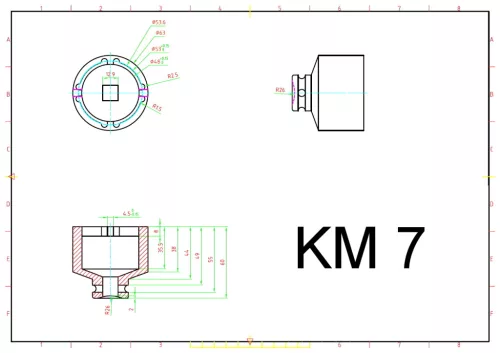 BGS Technic körmös dugófej | KM7 (BGS 8337-7)